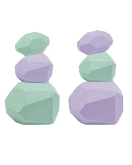 Colorful Wooden Building Blocks Kit for Creative Learning and Logical Development