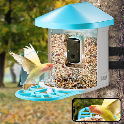 Peekaboo Studio VEVOR Smart Bird Feeder with 2K HD Camera & AI ID