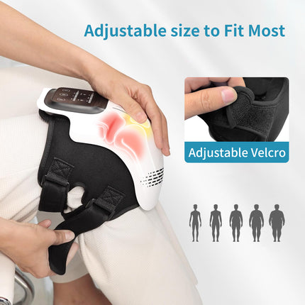 Knee Massager With Kneading Heating Infrared Vibration Rechargeable Pain Relief