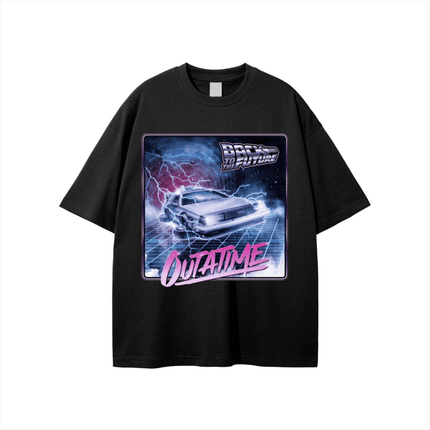 Streetwear Unisex Solid Color Loose Fit FOG T-Shirt