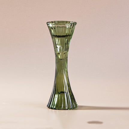 European Style Retro Wedding Long Pole Glass Candle Holder
