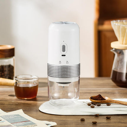 Peekaboo Studio Portable Electric Ceramic Coffee Grinder - USB Recharg