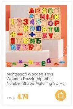 Montessori Interactive 3D Wooden Puzzle - Engaging Learning Toy for Young Adventurers