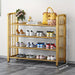 Elegant Metal Shoe Organizer for 12-20 Pairs: A Chic Storage Solution for Every Room