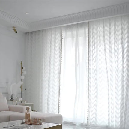 Peekaboo Studio Simple Pure Color Bedroom Curtain - Light-Filtering De