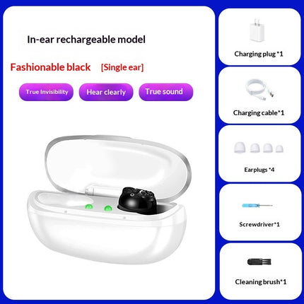 Rechargeable BTE Hearing Amplifier — Single or Bilateral Pair | Très Elite