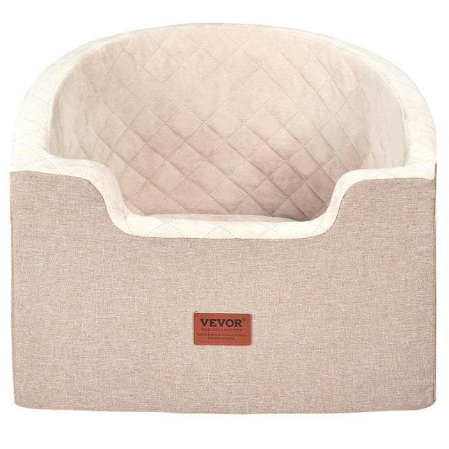 Peekaboo Studio VEVOR Dog Booster Car Seat, Adjustable & Safety Harnes