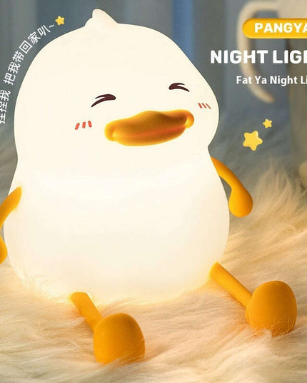 Creative Small Night Lamp Silicone Pat Lamp Desktop Phone Holder Ornaments Home Decor