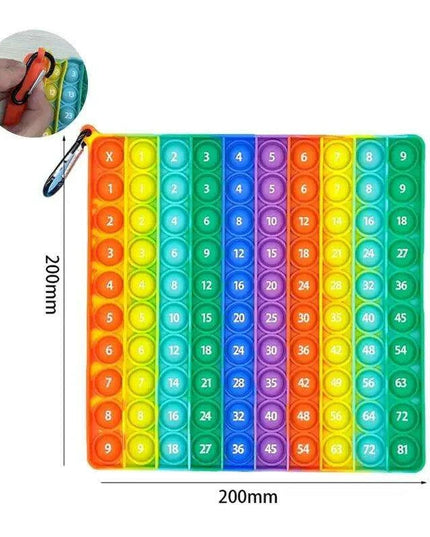 Math Pop Sensory Silicone Toy Set for Interactive Learning