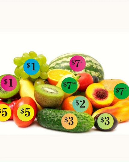 210-Pack Self-Adhesive Dollar Price Labels - 1-Inch Stickers for Hassle-Free Pricing at Garage Sales and Flea Markets