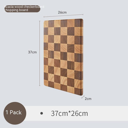 Rectangular Mango Acacia Wood Chopping Board 37x26cm For Kitchen Use