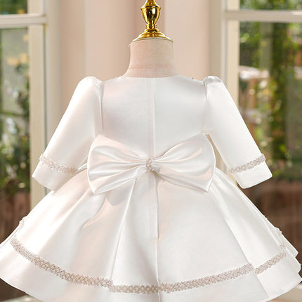 Peekaboo Studio Birthday Princess White Tutu Dress with Sparkling Acce
