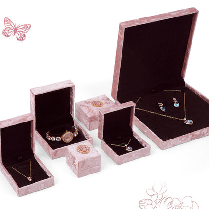 VelvetJewelry Box Ring Necklace Packaging Box