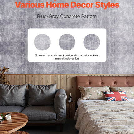 Peekaboo Studio Dark Gray Industrial Peel and Stick Wallpaper - Waterp