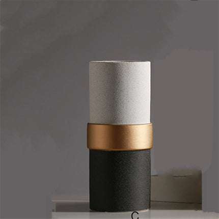 Nordic Handmade Ceramic Vase Glazed Minimalist Decor