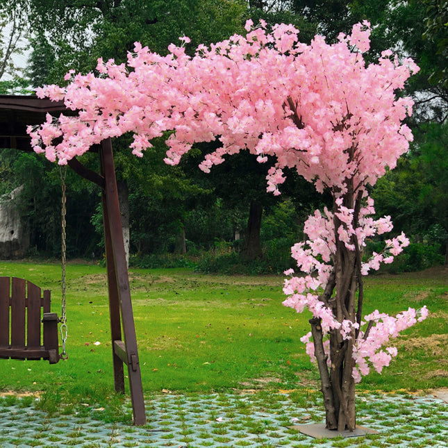Peekaboo Studio Artificial Cherry Tree - Realistic Faux Plant Decorati