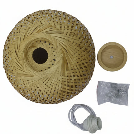 Bamboo Woven Simple Japanese Creative Pastoral Chandelier