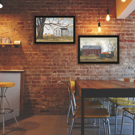 Billy Jacobs 2-Piece Farmhouse Wall Art Set - Black Framed Prints