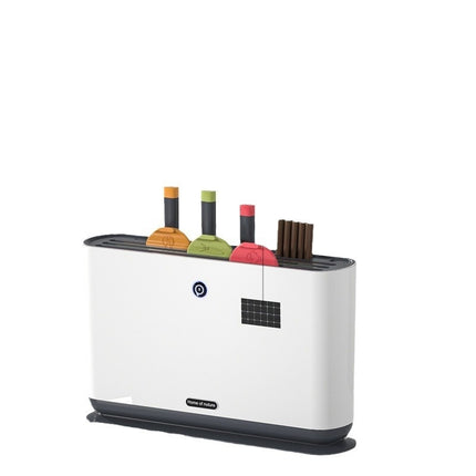 Smart Electric Knife Rest And Cutting Board Rack With 3 Cutting Boards