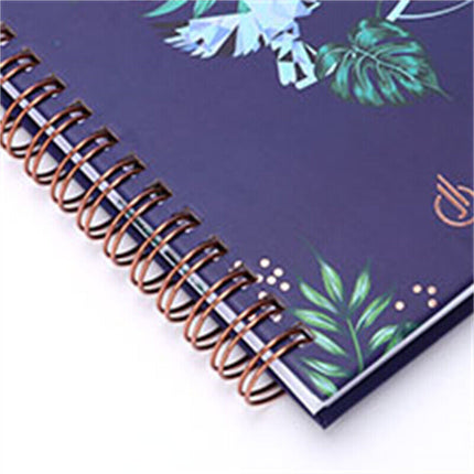 Spiral Flowers Password Organizer Book with Alphabetical Tabs, 140 Pag
