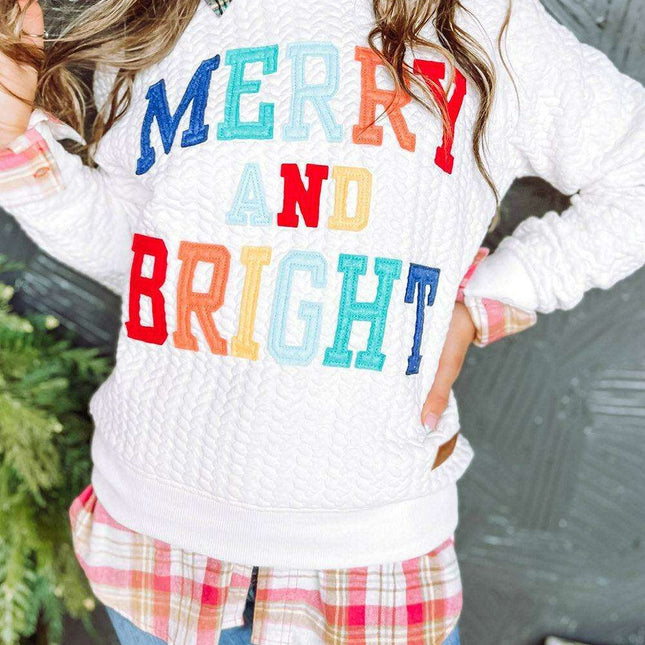 Joyful Spirit Cable Knit Sweater in Classic White