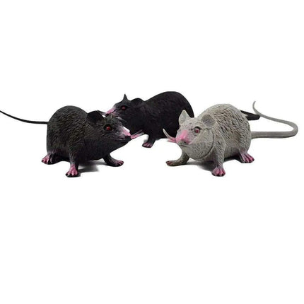 Realistic Small Rat Prank Toy for Halloween Haunts