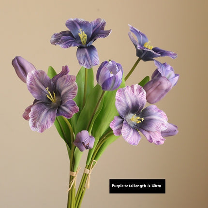 Peekaboo Studio Luxury Tulip Artificial Flower - Realistic & Elegant D
