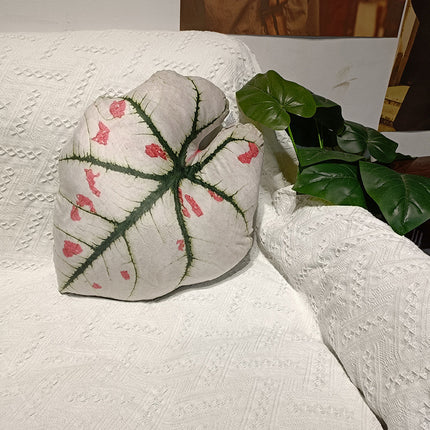Peekaboo Studio Tropical Plant Leaves Pillow - Soft Fabric & Vibrant D
