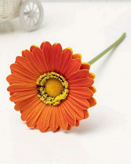Lifelike Silk Gerbera Daisy Arrangement: Stunning Artificial Floral Decor for Any Occasion