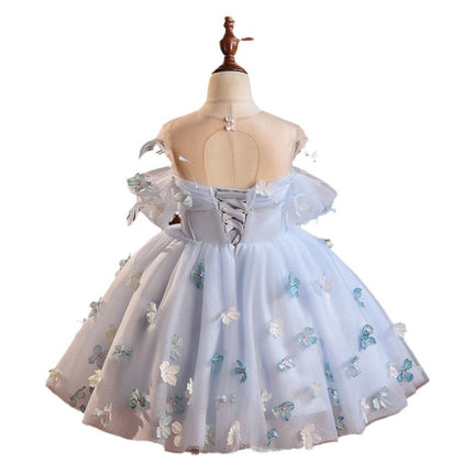 Peekaboo Studio Girl Flower Girl Wedding Dress with Piano Performance