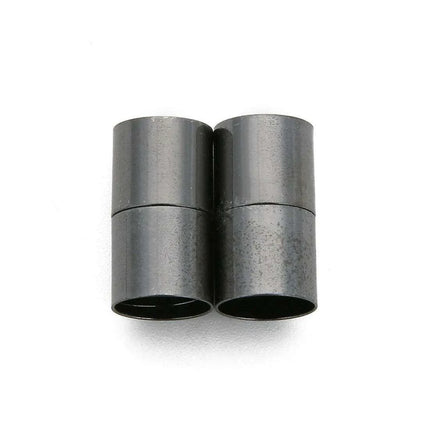 Enhance Your Leather Bracelet Style with Luxury Magnetic Clasp Set