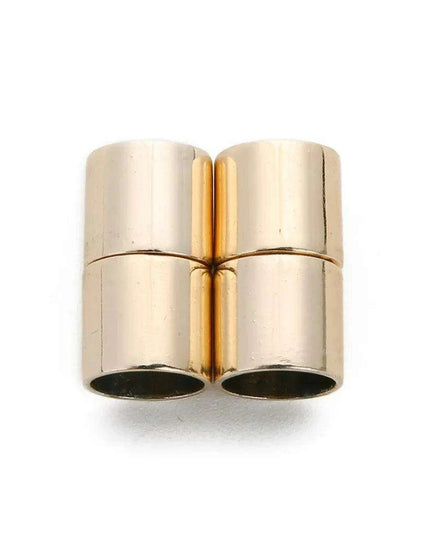 Enhance Your Leather Bracelet Style with Luxury Magnetic Clasp Set