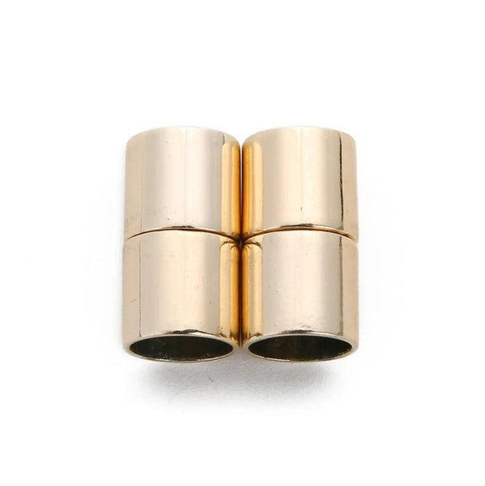 Enhance Your Leather Bracelet Style with Luxury Magnetic Clasp Set