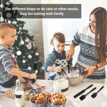 6-Piece Premium Silicone Spatula Set - Essential Kitchen Tools for Cooking, Baking, and Mixing - Très Elite