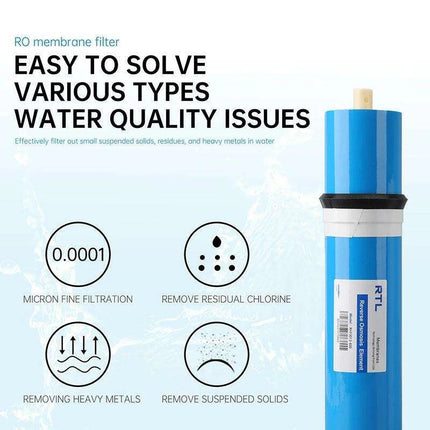 600 GPD High-Performance Alkaline Reverse Osmosis Water Filter System - Space-Saving and Eco-Friendly Design - Très Elite