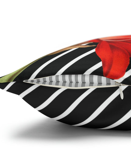 Luxurious Double-Sided Floral Pillow Cover with Zipper Closure