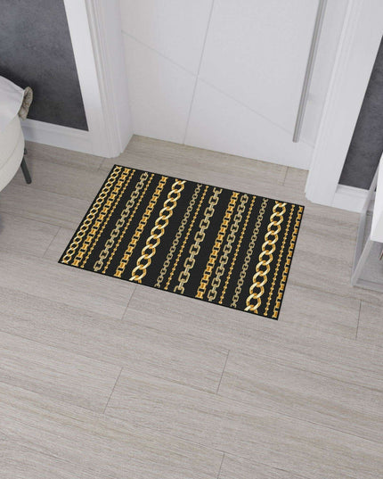 Gilded Links Custom Luxury Floor Rug - Redefine Your Interior Style