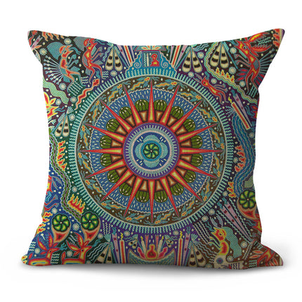 Decorative Pattern Cushion Pastoral Pillow Plaid Set Furniture Decorat