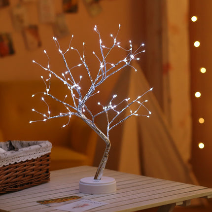 LED Pearl Tree Light USB Touch Night Light With 108 LEDs Christmas Decor