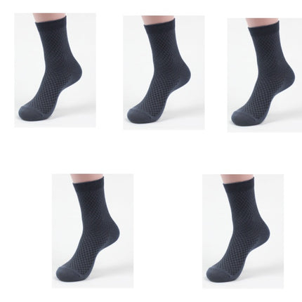 Peekaboo Studio Men's Bamboo Fiber Socks - Soft, Breathable Comfort