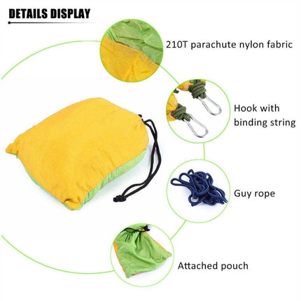 Portable Nylon Parachute Hammock for Backpacking — One Person, 150 kg