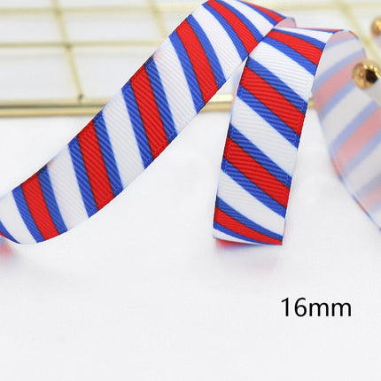 Peekaboo Studio Stars and Stripes Dovetail Bowknot Hair Ring, Double-S