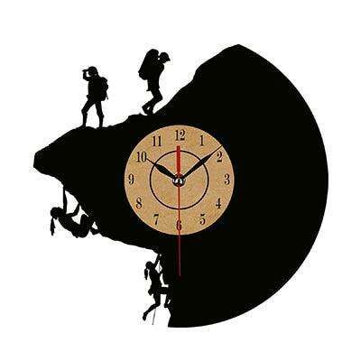Elegant Vintage Vinyl Record Wall Clock with European Charm for Home Decor