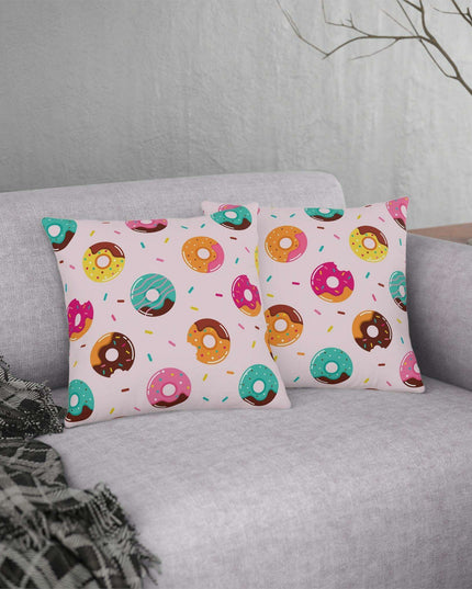 Vibrant Waterproof Floral Cushions Set for Indoor and Outdoor Living - Premium Durable Polyester Pillows