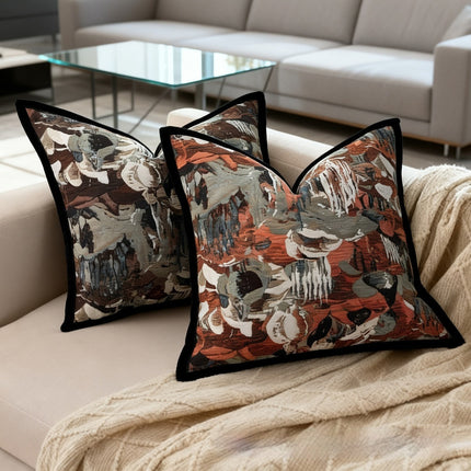 Retro Green Pillowcase That Combines Mid-century Modern Luxury With A