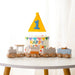 Educational Wooden Train Set for Babies - Montessori-Inspired Learning Toy with Trolley and Number Blocks