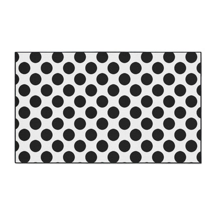 Personalized Polka Dot Area Rug: A Stylish Home Accessory