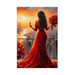 Elegant Red Wine Matte Art Print - Luxe Decor for a Refined Space