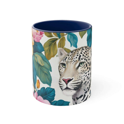 Chic Kireiina Two-Tone Ceramic Coffee Cup - Eye-Catching 11oz Mug