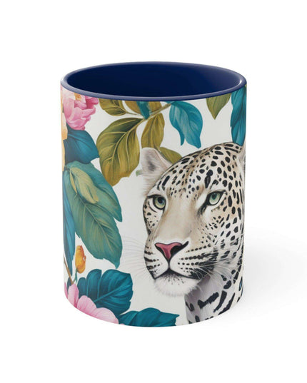 Chic Kireiina Two-Tone Ceramic Coffee Cup - Eye-Catching 11oz Mug